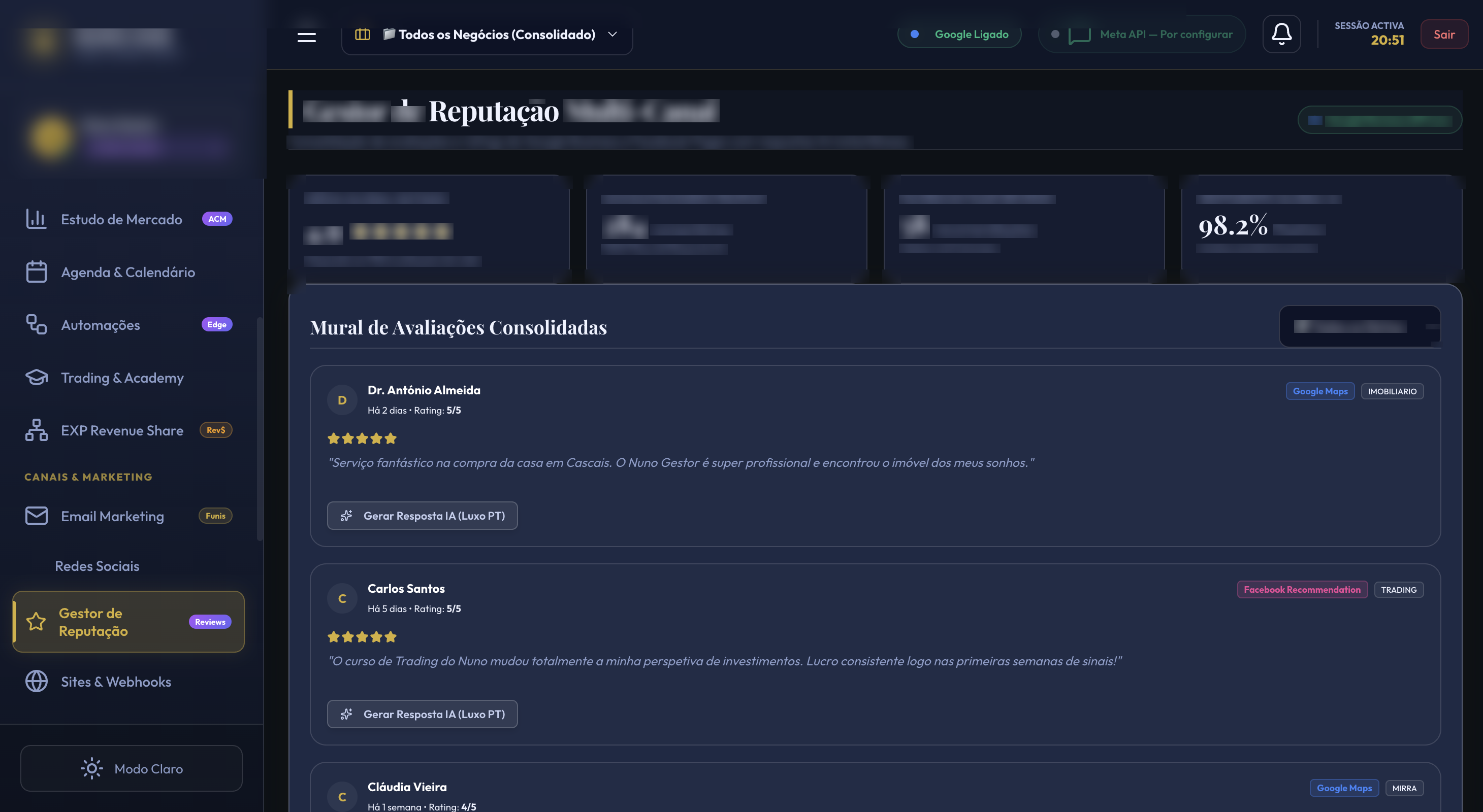 Definições e Regras de Distribuição